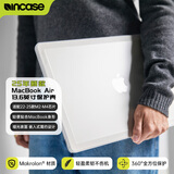 INCASEEdge适用于苹果26年新款MacBookAir13英寸M5/M4/M3笔记本电脑Air13.6英寸便携保护壳磨砂透明色