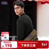 JANSPORT杰斯伯斜挎包通勤学校防泼水男女休闲 4QV5 7G3 卡其色