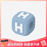 CASETIFY 硅胶串珠 DIY手机背带挂绳/腕带 字母/爱心/小狗/蝴蝶 适用于iPhone全系列 手机配件/背带配件 字母H