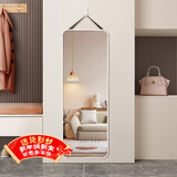 安尔雅全身镜穿衣落地镜贴墙壁挂式挂墙家用女生卧室宿舍大试衣镜白色2