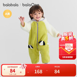 巴拉巴拉童装婴儿连体衣秋冬宝宝外出抱衣哈衣爬服珊瑚绒男童女童婴童衣服