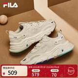 斐乐 斐乐运动鞋女MARS II 火星系列二代秋秋季时尚复古跑步鞋女 奶白/木薯粉-GT 38