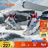 安踏儿童男小童棉鞋冬季舒适保暖儿童运动加绒鞋低帮搭扣A312349902H