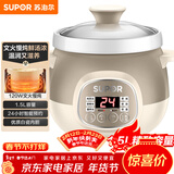 苏泊尔（SUPOR）电炖锅电炖盅 煲汤锅炖汤锅 燕窝炖盅 煮粥神器 电汤锅 电煮锅 婴儿辅食锅DG15YC818 1.5L多功能锅