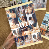 爱墨绘亚克力相框A4相片挂墙情侣照宝宝成长照片墙相框1个装