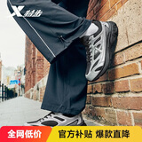 特步绝尘7复古女跑鞋运动鞋冬季网面透气轻便减震厚底老爹鞋休闲跑鞋