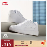 李宁天迹丨经典小白鞋女鞋板鞋减震回弹简约百搭运动鞋AGCU096