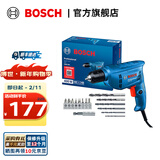 博世（BOSCH）GBM 400手电钻电转手钻有线电钻电动螺丝刀打孔博士工具套装 【自锁版】含附件套装纸盒装