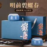 西湖江南碧螺春茶叶礼盒装2025新茶特级300g年货送礼品父母长辈的礼物高档