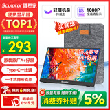 雕塑家 便携式显示器15.6英寸便携屏 显示屏扩展屏 电脑手机笔记本 PS4/5 Switch副屏一线直连MF16LC