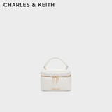 CHARLES&KEITH菱格链条手提斜挎小方包盒子包包女包生日礼物送女友CK2-80782534