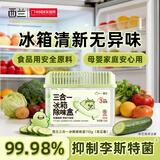西兰冰箱除味盒清新青瓜除臭除味剂杀菌抑李斯特菌活性炭食品级防串味