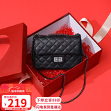 viney牛皮包包女包品牌链条包轻奢单肩斜挎包生日情人节礼物送女友老婆