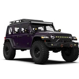 雷拉洛mk07成人大型遥控车攀爬车1:7四驱电动RC模型车高低速差速锁断传 暗夜紫(有刷版本)彩屏遥控不含电池备胎V2版