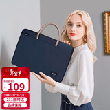 高尔夫（GOLF）电脑包女14英寸手提苹果笔记本华为单肩斜挎包商务公文包女通勤