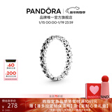 潘多拉（PANDORA）[新年礼物]时刻满天星戒指925银群星守护能量时尚生日礼物送女友 190029C00 52mm