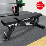吕小军（LUXIAOJUN） 吕小军举重AB100-3健身椅哑铃凳调节凳卧推凳健身凳飞鸟凳仰卧板 AB100-3黑色