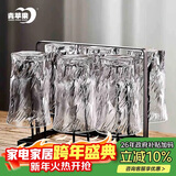 青苹果玻璃水杯架 黑色轻奢不锈钢玻璃杯架 酒杯玻璃杯牛奶杯茶杯杯架