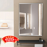 安尔雅 浴室镜 卫生间免打孔镜子贴墙可粘贴穿衣镜子化妆无框镜