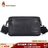 暇步士（Hush Puppies）斜挎包单肩包头层牛皮男大容量复古邮差小挎包休闲简约新年礼物