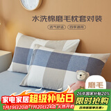 艾薇枕头套磨毛枕套一对儿童枕套卡通学生单人枕套 简兮格 48*74cm