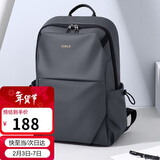 高尔夫（GOLF）双肩包男士大容量背包男防泼水15.6英寸电脑学生书包休闲旅行背包