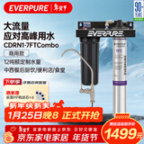 爱惠浦（Everpure）商用厨房自来水过滤 餐饮现调直饮 5升/分钟 12吨超大制水量 餐饮用水过滤器CDRN1-7FTCombo 