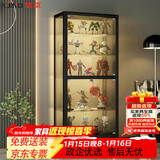 信京 手办展示柜乐高高达模型展示架泡泡玛特收纳陈列柜透明玻璃展柜