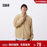森马（Semir）夹克男冬抗静电外套摇粒绒情侣上衣109724108203
