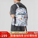 Jordan男女乔丹 涂鸦 涤纶 书包背包 双肩包FJ6775-972彩色印花 均码