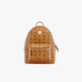 MCM 【品牌爆款】STARK小号情侣款铆钉背包双肩包干邑色 礼物