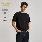 卡宾（CABBEEN）【满印单C大提花】T恤男方胜纹提花面料休闲随性26春透气短袖T恤