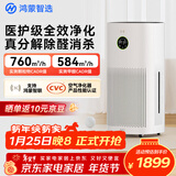 华为智选鸿蒙智选720空气净化器3增强版 除甲醛新房专用除烟味除花粉过敏原宠物猫毛家用