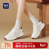 海澜之家（HLA）运动休闲鞋女秋冬百搭小白阿甘鞋轻便老爹鞋HDAYXW1CDQ036 米红39