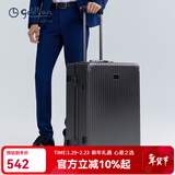 金利来行李箱大容量托运密码箱轻音出差男女旅行拉杆箱春节情人节礼物 黑色【TSA密码锁】 20英寸 （登机箱 适合3-5天短途）