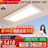 好太太电动晾衣架隐形晾衣机阳台全自动智能照明隐藏式升降晾衣服架 D-3188: 极薄全屏LED+4晾杆