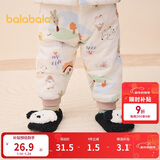 巴拉巴拉balaOne宝宝地板袜防滑点胶冬加绒婴幼儿保暖袜学步209425172203