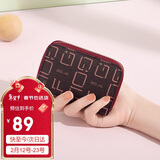 高尔夫（GOLF）卡包女印花女士零钱包多卡位包包女包手拿包情人节礼物礼盒装