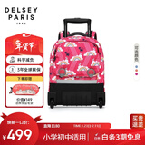 DELSEY戴乐世男女大容量双肩背包减负护脊1-3-6年级小学生儿童拉杆书包