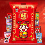 旺旺休闲解馋儿童成人小零食大礼包358g过春节新年货礼食品糕点心礼盒
