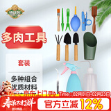 德沃多多肉工具套装家用植物种植新手养护组合沙滩玩具挖沙赶海工具套装