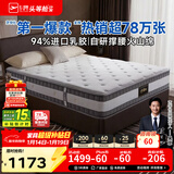 芝华仕5星床垫独立袋装弹簧静音家用乳胶席梦思软硬护脊厚垫明星垫D026 舒睡经典版升级款-1.8*2M 优先发货（详询客服）