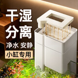 疯狂水草（FKSC）鱼缸增氧过滤器三合一静音干湿分离F3上滤滴流盒鱼缸上置过滤盒