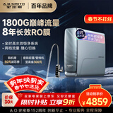 史密斯（A.O.SMITH）佳尼特净水器 蓝鲸1600G 家用净水器厨房专用台下用净水机直饮一体机 8年RO膜 冠军之选CR4200AE1