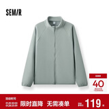 森马（Semir）王安宇同款外套男秋冬双面绒感针织夹克25保温摇粒绒109725108202