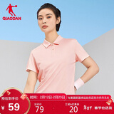 乔丹POLO衫女t恤舒适商务休闲速干短袖女士运动上衣