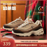 斯凯奇（Skechers）新年礼物卷毛熊女鞋春厚底老爹鞋熊猫鞋防滑休闲运动鞋150240