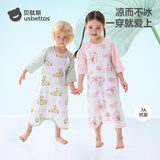 贝肽斯宝宝衣服春夏季薄款纯棉婴儿睡衣防踢被家居空调儿童睡裙连体衣
