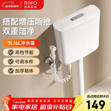 日丰蹲便器水箱冲便器厕所冲水箱节能卫生间蹲坑水箱马桶抽水箱W01-P