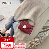 viney牛皮包包女包斜挎链条包轻奢单肩小方包生日情人节礼物送女友老婆